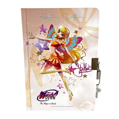 Winx Club Kilitli Hatıra Defteri 96 Yaprak