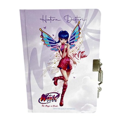 Winx Club Kilitli Hatıra Defteri 96 Yaprak
