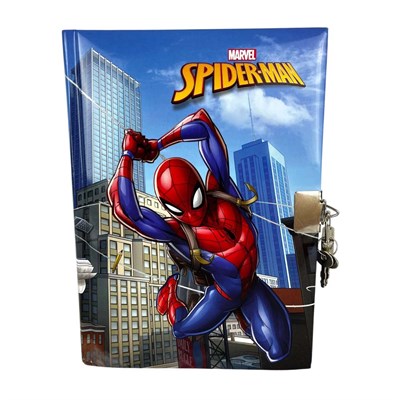 Spiderman 14x20 80 Yaprak Kilitli Hatıra Defteri