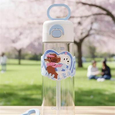 Vagonlife 700 Ml Boyun Askılı Pipetli Su Matarası