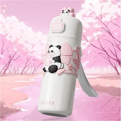 Vagonlife 480 Ml Panda Figürlü Paslanmaz Çelik Termos