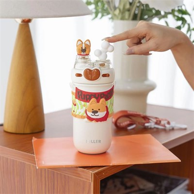 Vagonlife 520 Ml Desenli Paslanmaz Çelik Termos