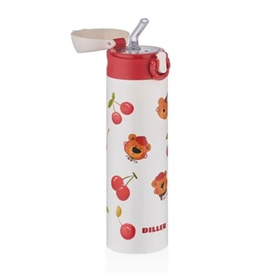 Vagonlife 480 Ml Ayıcık Desenli Paslanmaz Çelik Termos