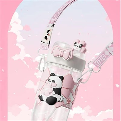 Vagonlife 580 Ml Panda Desenli Su Matarası