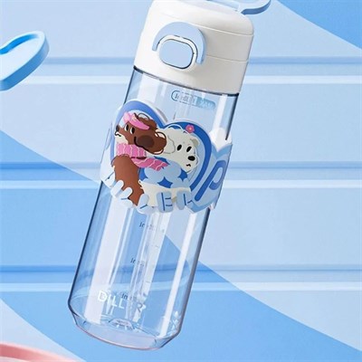 Vagonlife 700 Ml Boyun Askılı Pipetli Su Matarası