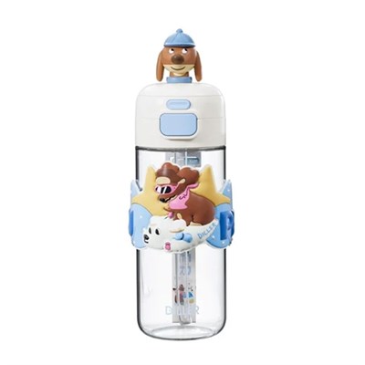 Vagonlife 600 Ml Boyun Askılı Pipetli Su Matarası