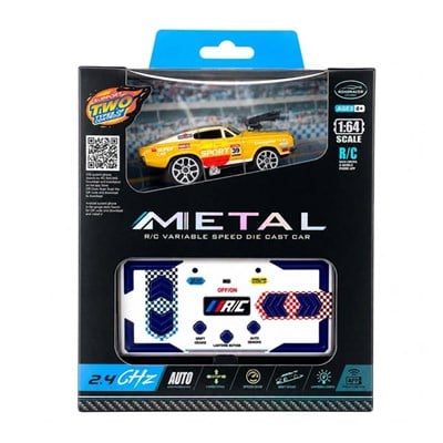 Can Oyuncak Uzaktan Kumandalı 1:64 Mini Metal Araba
