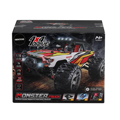 Gepettoys 1:16 Uzaktan Kumandalı 70 Km Hız Yapan Monster Truck 4x4