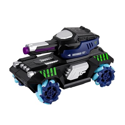 Gepettoys Çift Kontrollü Su Topu Atan Drift Teker Büyük Tank