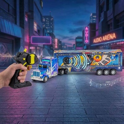Gokidy Kutulu Uzaktan Kumandalı Bluetooth Hopörlorlü Tır 70 Cm