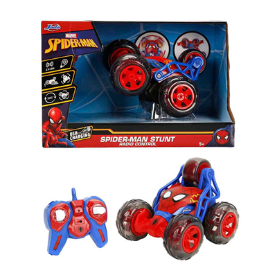 Sunman Işıklı Spider-Man Stunt Uzaktan Kumandalı Akrobat Araba Şarjlı