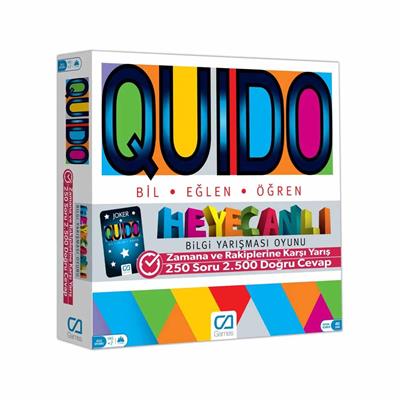 Ca Games Quido Board Game Eğitici Puzzle