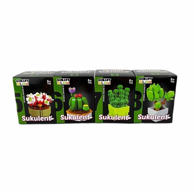 Gokidy Kutulu Blok Kaktüs Lego Modelleri