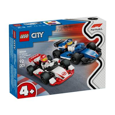 LEGO City F1 Williams Racing ve Haas F1 Yarış Arabaları 92 Parça