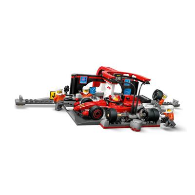 LEGO City Ferrari Arabalı F1 Pit Stop ve Pit Ekibi 322 Parça