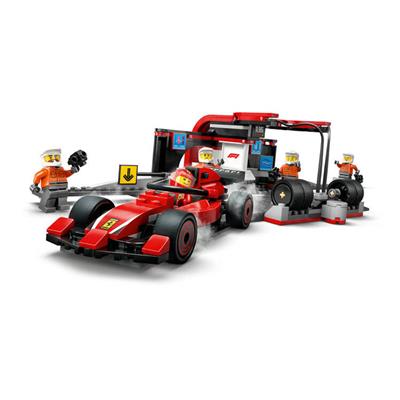 LEGO City Ferrari Arabalı F1 Pit Stop ve Pit Ekibi 322 Parça