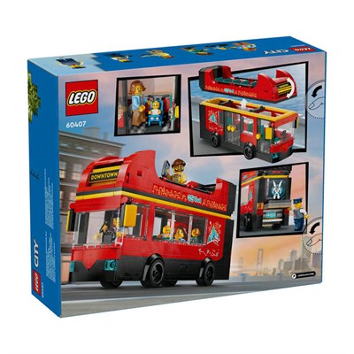LEGO City Kırmızı İki Katlı Gezi Otobüsü 384 Parça