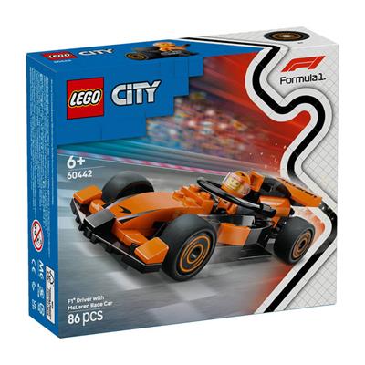 LEGO City McLaren Yarış Arabalı F1 Sürücüsü 86 Parça