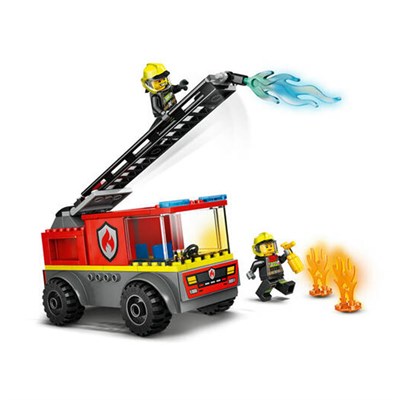 LEGO City Merdivenli İtfaiye Kamyonu 82 Parça