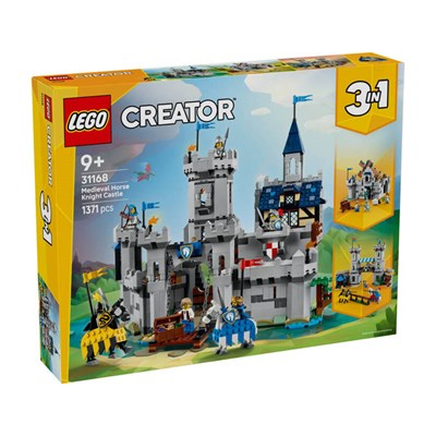 Lego Creator 3in1 Orta Çağ Atlı Şövalye Kalesi 1371 Parça
