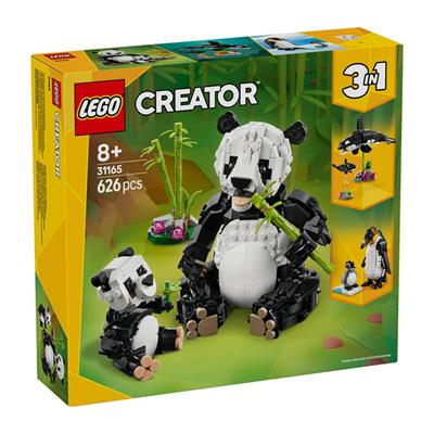 LEGO Creator 3ü 1 Arada Vahşi Hayvanlar Panda Ailesi 626 Parça