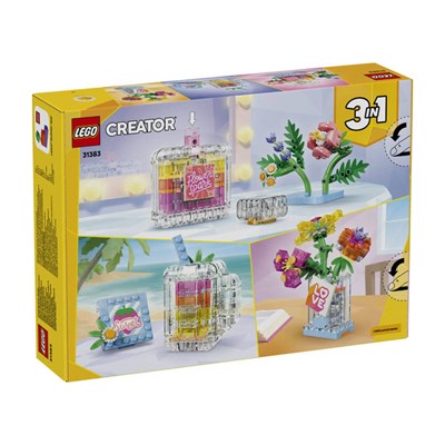 LEGO Creator 3ü 1 Arada Çiçekli Dekoratif Parfüm Şişesi 286 Parça