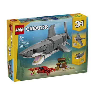 LEGO Creator Acımasız Köpek Balığı ile Hazine Sandığı 379 Parça