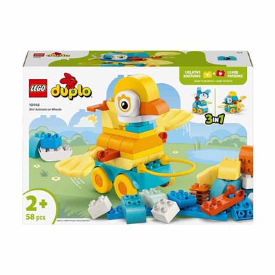 LEGO Duplo 3ü 1 Arada Tekerlekli Hayvanlar 58 Parça