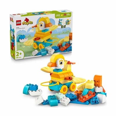 LEGO Duplo 3ü 1 Arada Tekerlekli Hayvanlar 58 Parça