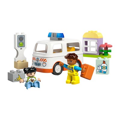 LEGO DUPLO Ambulans ve Sürücü 19 Parça