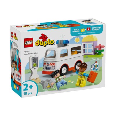 LEGO DUPLO Ambulans ve Sürücü 19 Parça