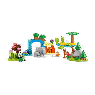 LEGO DUPLO Kasabası 3’ü 1 Arada Vahşi Hayvan Aileleri 92 Parça