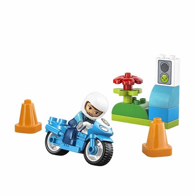 LEGO DUPLO Kasabası Mavi Polis Motosikleti 11 Parça