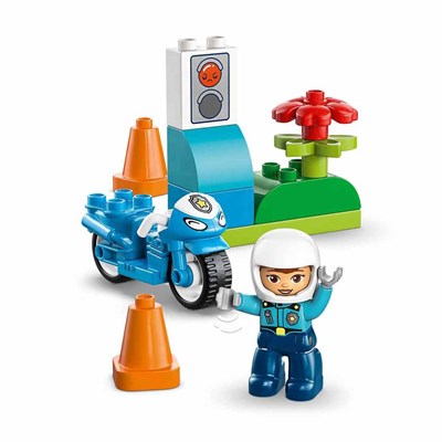 LEGO DUPLO Kasabası Mavi Polis Motosikleti 11 Parça
