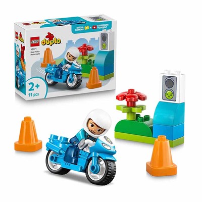 LEGO DUPLO Kasabası Mavi Polis Motosikleti 11 Parça