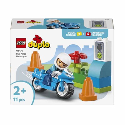 LEGO DUPLO Kasabası Mavi Polis Motosikleti 11 Parça
