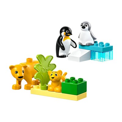 LEGO DUPLO Kasabası Vahşi Hayvan Aileleri 10 Parça