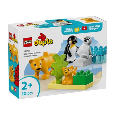 LEGO DUPLO Kasabası Vahşi Hayvan Aileleri 10 Parça