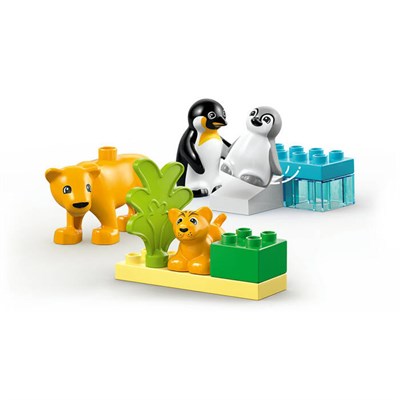 LEGO DUPLO Kasabası Vahşi Hayvan Aileleri 10 Parça
