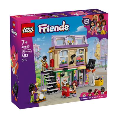 LEGO Friends Müzik Mağazası ve Daire 483 Parça