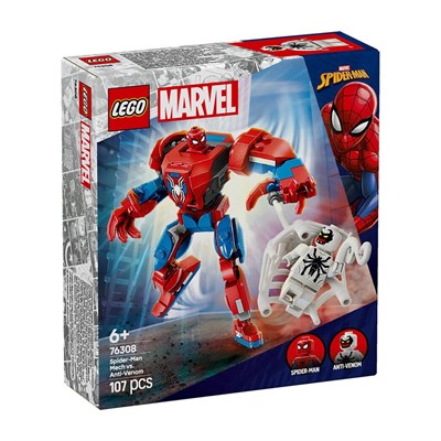 LEGO Marvel Örümcek Adam Robotu Anti Venoma Karşı 107 Parça