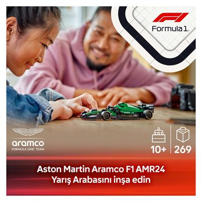LEGO Speed Champions Aston Martin Aramco F1 AMR24 Yarış Arabası 269 Parça