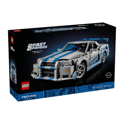 LEGO Technic Daha Hızlı Daha Öfkeli Nissan Skyline GT-R R34 Araba 1410 Parça