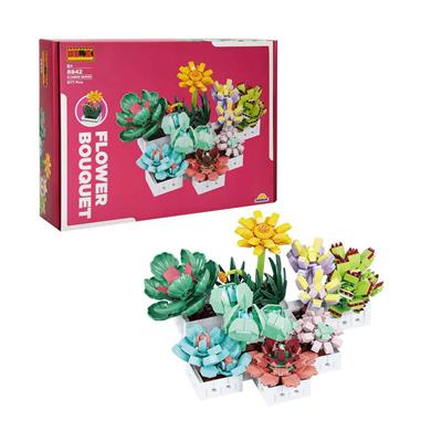 Sunman BLX Sukulent Çiçek Buketi 977 Parça