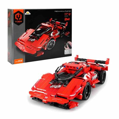 Sunman İM 2in1 Master Uzaktan Kumandalı Kırmızı Süper Araba 351 Parça