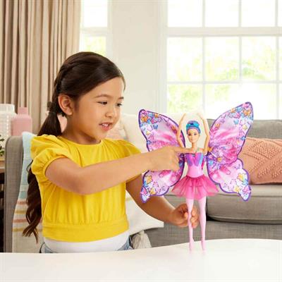 Barbie 2in1 Barbie Kelebek Dansçı Bebek
