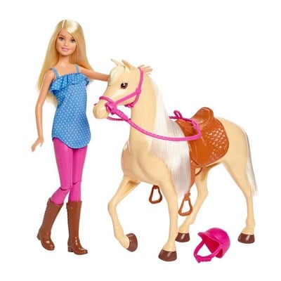 Barbie Bebek Güzel Atı Hayvanları Oyun Seti