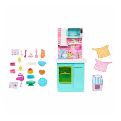 Barbie Brooklyn ve Malibu Pasta Yapıyor Oyun Seti