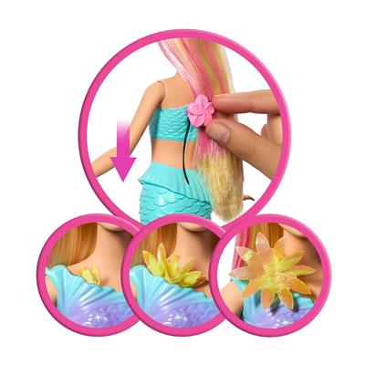 Barbie Büyülü Çiçekler Deniz Kızı Bebeği