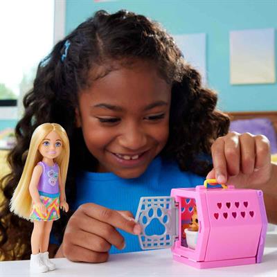 Barbie Chelsea Köpekçiğin Taşıma Çantası Oyun Seti